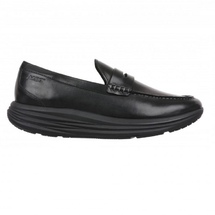 Boston Loafer Black/Black M MBT Schuhe Slipper